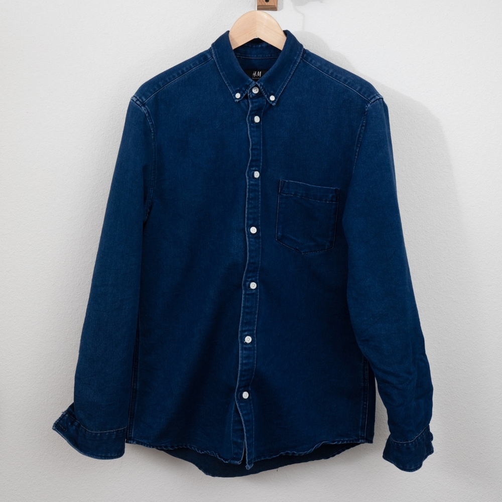 H&M Blue Demin Shirt